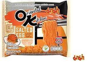 即席麺 オリエンタルキッチン(MAMA OK) 塩卵炒め味 4袋 タイ産 4 Packages Instant Noodles Oriental Kitchen (MAMA OK) Stir Fried Salted Egg Flavour / Product of Thailand 即席麺 オリエンタルキッチン(MAMA OK) 塩卵炒め味 4袋 タイ産 4 Packages Instant Noodles Oriental Kitchen (MAMA OK) Stir Fried Salted Egg Flavour / Product of Thailand