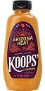 Koops' アリゾナ ヒート マスタード、12 オンス ボトル、4本パック Koops' Arizona Heat Mustard, 12 oz. Bottle, 4-Pack