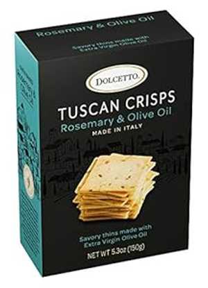 ドルチェット トスカーナ クリスプ - ローズマリー & オリーブ オイル 5.3オンスボックス 6個パック do..