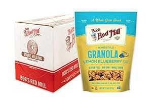 ボブズ レッドミル ホームスタイル レモン ブルーベリー グラノーラ、11 オンス (6 個パック) Bob's Red Mill Homestyle Lemon Blueberry Granola, 11-ounce (Pack of 6)