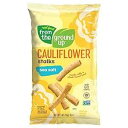 本物の地面からの食品カリフラワーの茎 - 6 カウント、4 オンスバッグ (海塩) REAL FOOD FROM THE GROUND UP Real Food...