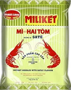 Miliket-Colusa ベトナム インスタント ラーメン ヌードル - シュリンプ サテー フレーバー サテ (10 個パック) Miliket-Colusa Vietnam Instant Ramen Noodles - Shrimp Satay Flavor Sat (Pack of 10) Miliket-Colusa ベトナム インスタント ラーメン ヌードル - シュリンプ サテー フレーバー サテ (10 個パック) Miliket-Colusa Vietnam Instant Ramen Noodles - Shrimp Satay Flavor Sat (Pack of 10)