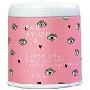 Par Avion Tea、I Love You Tea - バニラ + シュガーハート入り紅茶 - 2 オンス Par Avion Tea , I Love You Tea - Black tea with vanilla + sugar hearts - 2 oz