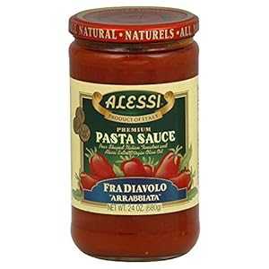 フラ ディアボロ パスタソース 24 オンス (6 個入り) Alessi Fra Diavolo Pasta Sauce 24 Ounces (Case of 6)