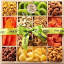 Nut Cravings Gourmet Collection - Dried Fruit & Mixed Nuts Gift Basket in Reusab...