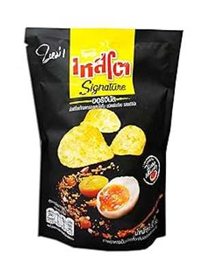 Tasto signature Potato chips with salted egg flavor original 50g.x 2 Halal certified // By Bemjawan Shop