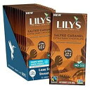 Extra Dark Salted Caramel Chocolate Bar by Lily's Made with Stevia, No Added Sug...