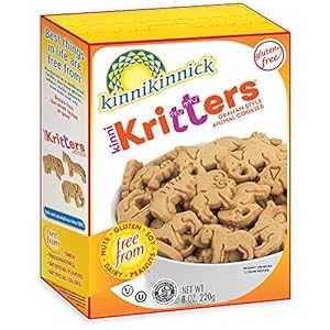 Kinnikinnick KinniKritters Gluten Free Graham Style Animal Cookies, 8o...