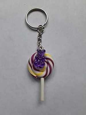 졼ץѥ ߥݥå ۥ Generic Grape Punch Gummy Pop Keychain