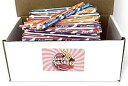 Wonka Pixy Stix バルクインボックス、300 Stix (4 つのフレーバーアソート) SECRET CANDY SHOP Wonka Pixy ...