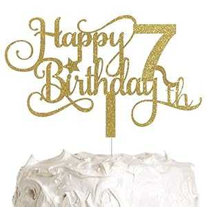 ALPHA K GG 7歳の誕生日ケーキトッパー、ハッピー7歳の誕生日ケーキトッパー、7歳の誕生日パーティー ALPHA K GG 7th Birthday Cake Topper, Happy 7th Birthday Cake Topper, 7th Birthday Party ALPHA K GG 7歳の誕生日ケーキトッパー、ハッピー7歳の誕生日ケーキトッパー、7歳の誕生日パーティー ALPHA K GG 7th Birthday Cake Topper, Happy 7th Birthday Cake Topper, 7th Birthday Party