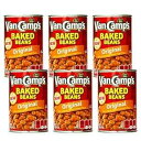 Van Camps、オリジナル、ベイクドビーンズ、15オンス缶(6個パック) Van Camp's Van Camps, Original, Baked Beans, 15oz Can (Pack of 6)