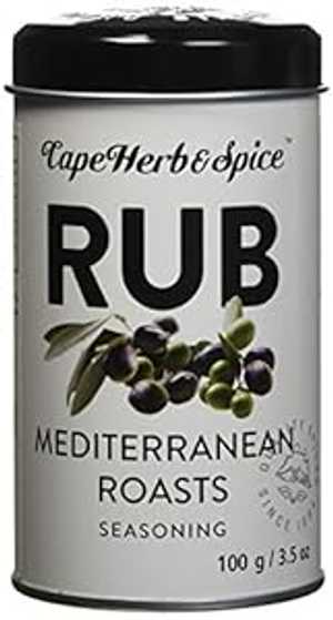 THE CAPE HERB & SPICE CO 地中海風ラブロースト、100 GR THE CAPE HERB & SPICE CO Mediterranean Rub Roast, 100 GR