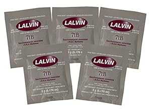 5x Lalvin 71B-1122 Nouveau Style Wine Yeast 5g Homebrew Wine Making 4.5L-23L