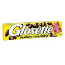 グロゼット チョコレートコーティング ピーナッツ 45g 各パック カナダ産 (ピーナッツ 6個入) Glosette Chocolate Coating Peanuts 45g Each Pack, Made in Canada (Peanut, 6 Packs)