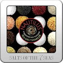 7 つの海の塩 ノーチラス グルメ シー ソルト サンプラー (カスタムエンボス缶入り) Salts of the 7 Seas, LLC Salts of the 7 Seas Nautilus Gourmet Sea Salt Sampler in a Custom Embossed Tin