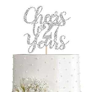 27 シルバーグリッター ハッピー 27 歳の誕生日ケーキトッパー、27 歳の乾杯パーティーデコレーション、用品、ケーキトッパー MAGJUCHE 27 Silver Glitter Happy 27th Birthday Cake Topper, Cheers to 27 Years Party Decorations, Supplies, cake