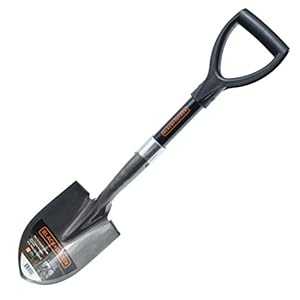 Black & Decker BD1515 D-Handle Mini Garden Shovel, 26 in, Black