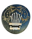 親指ピアノ - ココナッツカリンバ木製手彫り、手描きの楽器 - (INS-TPC) ArtLost Thumb Pianos - Coconut Kalimba...
