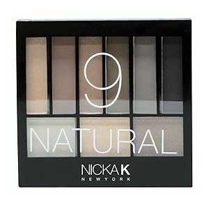 NICKA K Perfect 9 NATURAL Eyeshadow Palette Set
