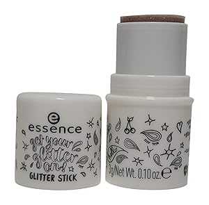 エッセンス ゲット ユア グリッター オン グリッター スティック 03 ローズ ゴールド 0.10 オンス Essence Get Your Glitter On Glitter Stick 03 Rose Gold .10 oz.