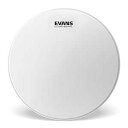 Evans オーケストラ コーティング ホワイト スネア ドラム ヘッド、14 インチ Evans Orchestral Coated White Snare ...
