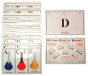 36 個の色分けされたコードカードのセット (Kidsplay Kid's Handbells で使用) Sweet Pipes Set of 36 Color...