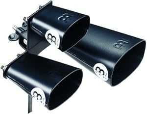 Meinl Percussion SLTRI-BK ブラックパウダーコートスチールトリプルベル Meinl Percussion SLTRI-BK Black ...