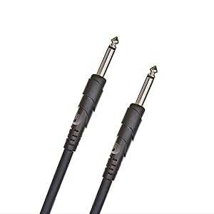 Planet Waves D'Addario Accessories Speaker Cable - Shielded for Noise Reduction - 1/4 Inch Male to 1/4 Inch Male - Classic Series - Classic Series/76.2 MM - Straight Ends - 1 Pack