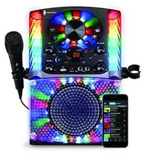 シンギングマシン SML625BTBK Bluetooth CD+G カラオケ システム ブラック Singing Machine SML625BTBK Bluetooth CD+G Karaoke System Black