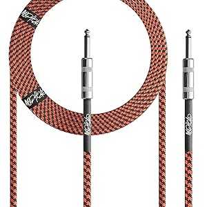 Mophead 15-Foot Guitar Instrument Cable - 1/4 Inch TS to 1/4 Inch TS P...