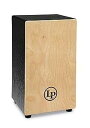 Latin Percussion Box Wire Cajon with Natural Faceplate, Black, 19