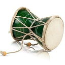 The Great Indian Bazaar Handmade Wooden & Leather Classical Indian Folk Dumroo D...