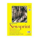 Strathmore 307-918 300 シリーズ 新聞用紙パッド、粗目 - 18 インチ x 24 インチのテープ綴じ、100 枚 Strathmore ...
