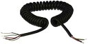 Shure C29C 4 導体、527B 用 2 シールド付き 6 フィート コイル状ケーブル Shure C29C 4-Conductor, 2 Shield...