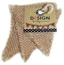 Canvas Corp ペイント可能な黄麻布の形状: ミニ三角形 Canvas Corp table Burlap Shapes: Mini Triangles