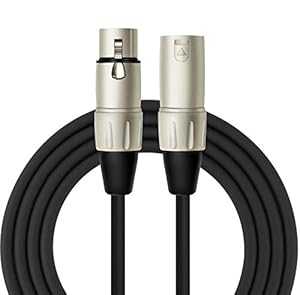 Kirlin Cable MP-280-10/BK - 10 ե - XLR - XLR ޥ ֥ ֥å PVC 㥱...