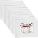 US Art Supply 4 X 6インチ プロアーティスト品質 無酸キャンバスパネルボード 絵画用 12個パック (シングルキャンバスボードパネル12枚のフ...