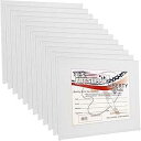 US Art Supply 5 X 5インチ プロアーティスト品質 無酸キャンバスパネルボード 絵画用 12個パック (シングルキャンバスボードパネル12枚のフ...