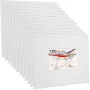US Art Supply 10 X 10インチ プロアーティスト品質 無酸キャンバスパネルボード 絵画用 12個パック (シングルキャンバスボードパネル12枚...