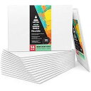ARTEZA Canvas Boards for ting, Pack of 14, 9 x 12 Inches, Blank White Art Canvas...