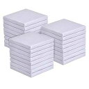 絵画クラフト描画用ミニキャンバスパネル、24枚パック(3×3インチ) Outus Mini Canvas Panels for ting Craft Drawi...