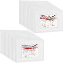 US Art Supply 11 X 14インチのプロアーティスト品質の絵画用無酸キャンバスパネルボード24枚パック - 2-12パック (シングルキャンバスボ...