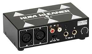 XLR、TRS、RCA 入力/出力を備えた地震音増幅ハムクリーナー Earthquake Sound Amplified Hum Kleaner with XLR, TRS, and RCA in/Out