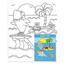 ウェルカム トゥ ザ アイランズ ハワイアン 子供用 キャンバス & ペイント セット マリン アドベンチャー Welcome to the Islands H...