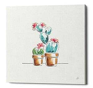 エピック グラフィティ デザート ブルーム V キャンバス ウォール アート、ブルー Epic Graffiti Deser..