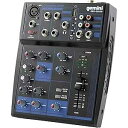 Gemini Sound GEM-05USB - 5-Channel Bluetooth Audio Mixer, USB Playback, Compact DJ Mixer Console with Phantom Power, 2-Band EQ, and FX Control