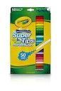 Crayola スーパー ヒント マーカー、洗えるマーカー、ギフト、50 本 Crayola Super Tips Markers, Washable Mark...