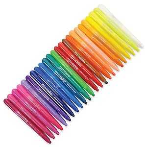 Cra-Z-Art CRA-Z-Gels 香り付きツイストアップ クレヨン - 24 個 Cra-Z-Art CRA-Z-Gels Scented Twist-Up Crayons - 24 Count
