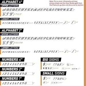 Glomarket㤨BIG KLAUSS Letter Stencils for ting on Wood - Alphabet Stencils with Calligraphy Large Font and Cursive Letters Numbers Signs - Reusable Plastic Art Craft Stencils (Cursive KitפβǤʤ7,770ߤˤʤޤ